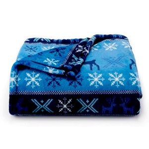SUPER SALE The Big One Blue w/snowflakes & reindeer